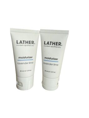Lather Moisturizer Lavender And Lime Set Of 2 (30ml/1 Oz Per Tube)